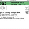 BUFAB Unterlegscheiben ISO 7089 Stahl 300 HV galvanisch verzinkt 24 mm 50 Stück