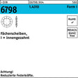 F. REYHER Fächerscheibe DIN 6798 Form I innengezahnt I 8,4 mm – 1000 Stück