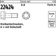F. REYHER Dreikantschraube DIN 22424 Form A AM 8x25 mm 8.8