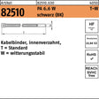 HELLERMANNTYTON Kabelbinder R 82510 innenverzahnt 2,5x100 mm PA 6.6 W schwarz