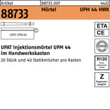 Upat Injektionsmörtel UPM 44-360 Kunstharz 6 Stück Verbundmörtel