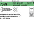 F. REYHER Linsenkopf-Blechschrauben ISO 7049 2,2x4,5 mm Pozidriv Z – 2000 Stück