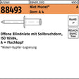 F. REYHER Blindniete R 88493 Flachkopf 3,2 x 6 mm Monel/Dorn A4