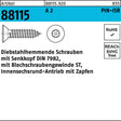 REYHER Schraube R 88115 diebstahlhemmend Seko ISR Zapfen 2,9 x 13 mm A2