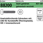 5 mm / Gewindefurchende Schrauben mit LIKO für Kunststoffe (Thermoplaste), ISR = Innensechsrund / 2,2 mm