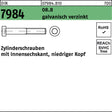 REYHER Zylinderschraube DIN 7984 M10x12 8.8 galvanisch verzinkt