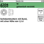 6 mm / galvanisch verzinkt / 10