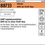 Upat Injektionsmörtel UPM 44-360 Kunstharz 6 Stück Verbundmörtel