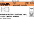 Sechskantblindnietmutter R 88484 SEKO M4 Stahl galvanisch verzinkt 500 Stück von F. REYHER
