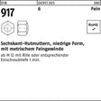 Sechskanthutmutter DIN 917 niedrige Form M8 x 1 von F. REYHER – 100 Stück