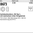 F. REYHER Sechskantmutter ISO 8673 Links M14x1,5 Automatenstahl 50 Stück