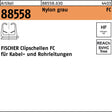 FISCHER Clipschelle R 88558 FC 6-9 Nylon grau 100 Stück