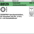 TECKENTRUP Sperrkantscheibe R 88129 NSK-K 4 mm Federstahl zinklamellenbeschichtet 1000 Stück