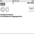 F. REYHER Sechskantmutter DIN 555 Whitworthgewinde WW 5/8