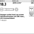REYHER Zylinderschraube UNC 1/4 x 1/2 Zoll Innen-6-kant ASTM A 574