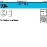 F. REYHER Sechskantmutter DIN 934 M24 A4-80