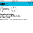 F. REYHER Fassadenschraube R 88176 A 6,5x16 mm mit Dichtscheibe und Spitze