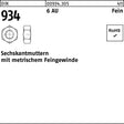 Sechskantmutter DIN 934 M8x1 – 100 Stück Automatenstahl 6 AU von F. REYHER
