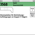 F. REYHER Klemmplatte DIN 3568 60/10 M16 Stahl feuerverzinkt für Rohrleitungs-Aufhängungen
