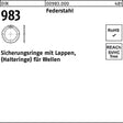 F. REYHER Sicherungsring DIN 983 mit Lappen 20 x 1,2 mm Federstahl 1000 Stück