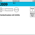 F. REYHER Senkschraube ISO 2009 Schlitz M10x70 A2