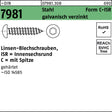 F. REYHER Linsen-Blechschraube DIN 7981 ISR 2,2x4,5 mm Stahl verzinkt 2000 Stück