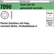 F. REYHER Unterlegscheibe ISO 7090 mit Fase 12 mm Stahl 200 HV galvanisch verzinkt