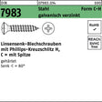F. REYHER Linsensenkblechschraube DIN 7983 PH C 2,9x6,5-H Stahl verzinkt 2000 Stück