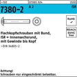 F. REYHER Flachkopfschraube ISO 7380-2 M4x35 T20 A2 mit Bund 200 Stück