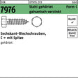 F. REYHER Sechskant-Blechschrauben DIN 7976 Form C 2,9x6,5 mm Stahl galvanisch verzinkt 2000 Stück