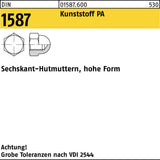 F. REYHER Sechskant-Hutmutter DIN 1587 M3, hohe Form