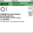 SCHNORR Sperrzahnscheibe R 88120 beidseitig gezahnt, Federstahl, 2,5 mm