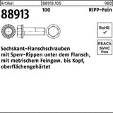 F. REYHER Sechskantflanschschraube R 88913 M5x10 Sperr-Ripp VG 500 Stück