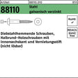 Ruko Schraube R 88110 diebstahlhemmend 8x50 mm Stahl galvanisch verzinkt