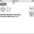 F. REYHER Sechskantmutter DIN 6331 mit Bund M6 SW 10