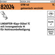 LINDAPTER Kippdübel R 82024 GTW 40 TC M8 galvanisch verzinkt für Hohlraumbefestigung
