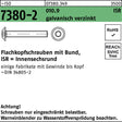 F. REYHER Flachkopfschraube ISO 7380-2 M3x10-T10 10.9 galv. verzinkt 500 Stk.