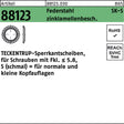 TECKENTRUP Sperrkantscheibe R 88123 S 4x8,2x0,8 mm Federstahl zinklamellenbeschichtet 1000 Stück