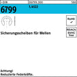 F. REYHER Sicherungsscheibe DIN 6799 für Wellen 1,5 mm 1.4122