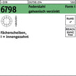 F. REYHER Fächerscheibe DIN 6798 Form I innengezahnt I 17 Federstahl verzinkt 100 Stück