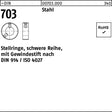 Stellring DIN 703 mit Gewindestift 20 x 40 x 20 mm Stahl schwere Reihe von F. REYHER – 10 Stück