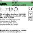 Sechskantschraube ISO 4014 M24x180 Mu 8.8 galvanisch verzinkt mit Mutter – F. REYHER