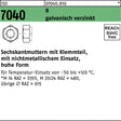 Sechskantmutter ISO 7040 Klemmteil M4 8 galvanisch verzinkt von F. REYHER – 200 Stück