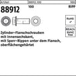 REYHER Zylinderflanschschraube R 88912 Sperr-Ripp Innen-6kt M5x10 – 500 Stück