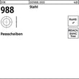 Paßscheibe DIN 988 9x15x0,2 mm Stahl blank – 2000 Stück von F. REYHER