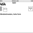Rändelschraube DIN 464 hohe Form M5 x 25 mm aus Stahl – 25 Stück von F. REYHER
