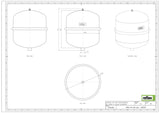 Reflex N 12 Membran-Druckausdehnungsgefäß, grau, 4 bar, 12 Liter