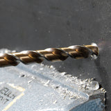 RUKO Spiralbohrersatz DIN 338 HSS-Co5 Gold/schwarzoxidiert 19-teilig 1-10x0,5 mm