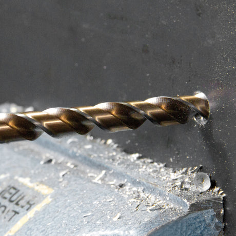 RUKO Spiralbohrersatz DIN 338 HSS-Co5 Gold/schwarzoxidiert 19-teilig 1-10x0,5 mm