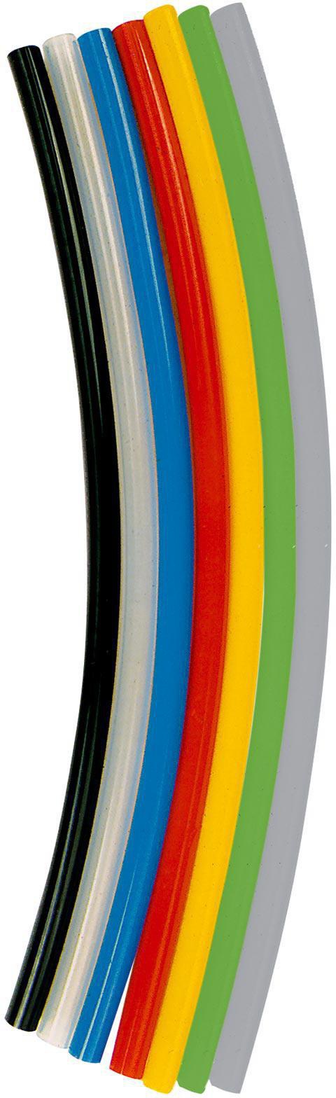 RIEGLER Druckluftschlauch PUR 6x1 mm, 25 m Rolle, schwarz, 11 bar – flexibel & ölbeständig
